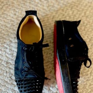 Louboutin womens Sneakers size 10 black